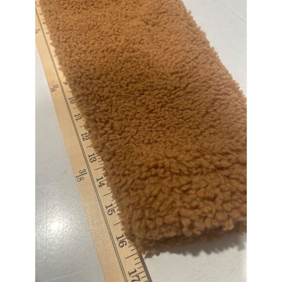 Grade & Gather Womens Teddy Coat Size L Brown Polyester Spandex Blend Made In Ch - Picture 7 of 7